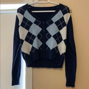 V neck button cardigan